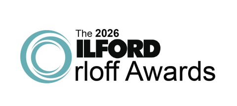 The 2026 Ilford Orloff Awards Logo